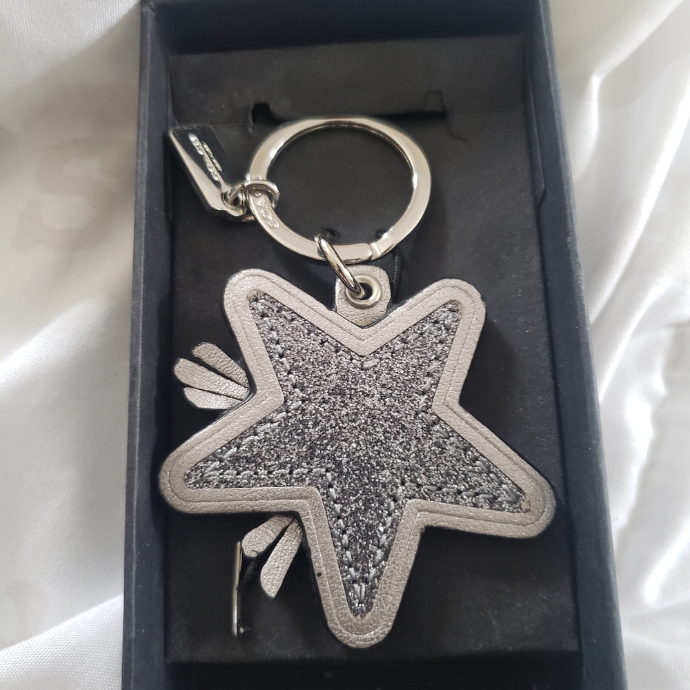 Coach Star Keychain